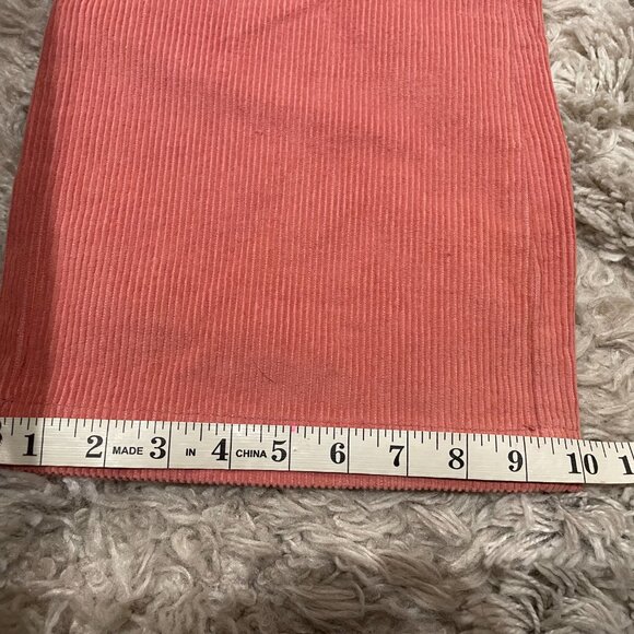 Reformation Dillon Corduroy Flare Pants Pink 27 - Picture 9 of 11